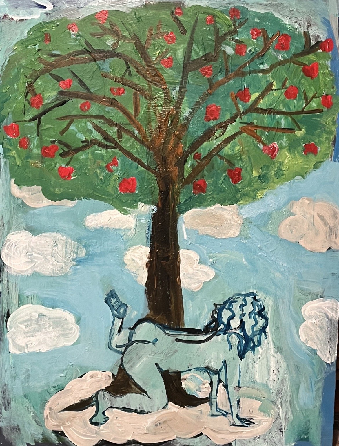 MARKING 
acrylic on panel 
]38" x 25"