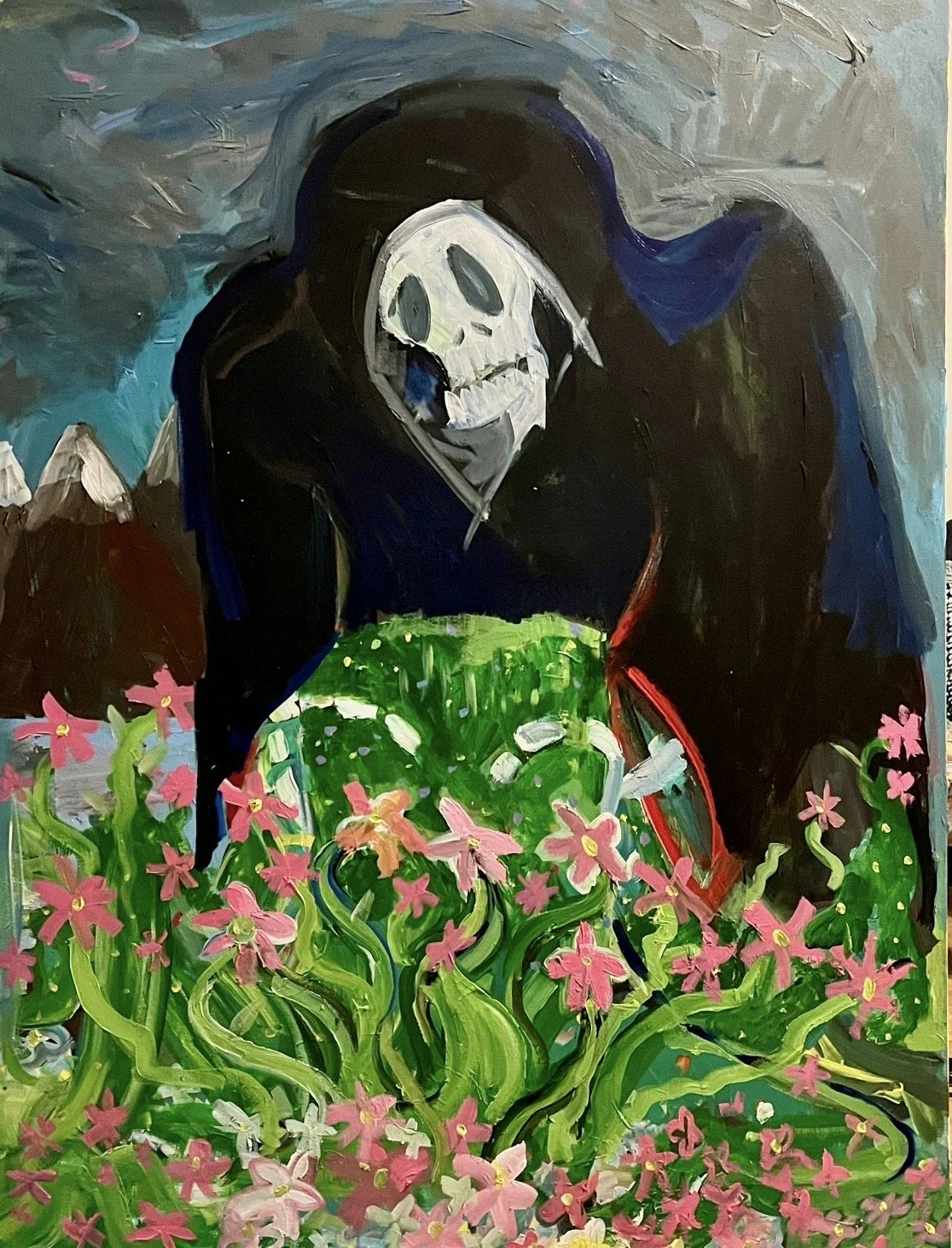 Life Cycle 
acrylic on canvas 
48" x 36"