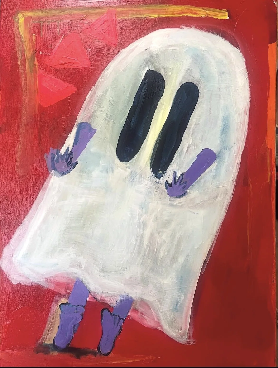 STOP! 
acrylic on canvas 
36" x 24"