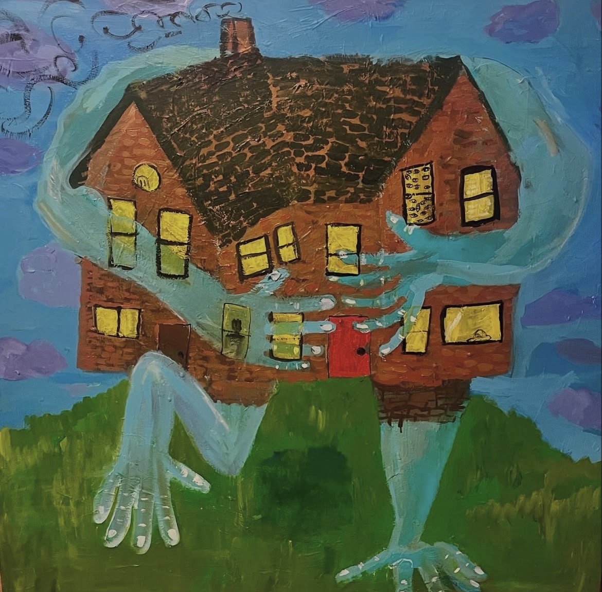 Haunted Haus 2 
acrylic on canvas 
36" x 36"