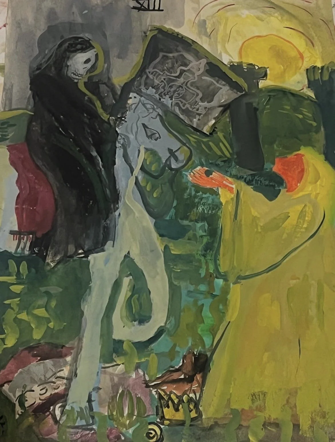 Death 
Watercolor on Paper 
24" x 6"