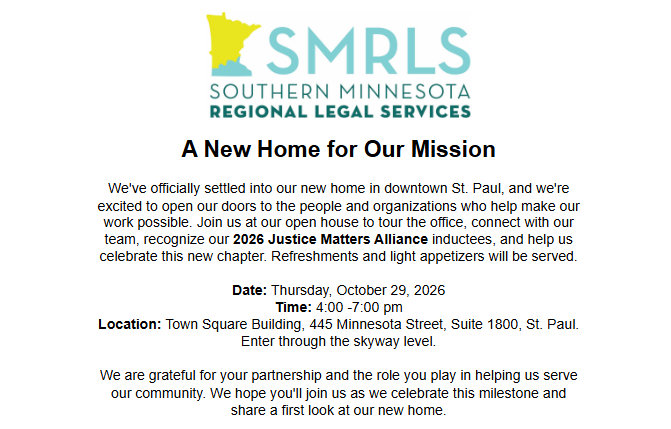 SMRLS Open House