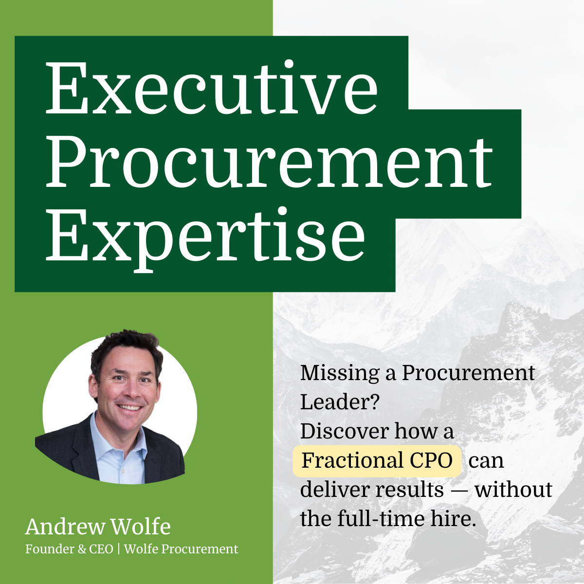 Is Your Company Missing a Procurement Leader? Here’s How a Fractional CPO Can Help