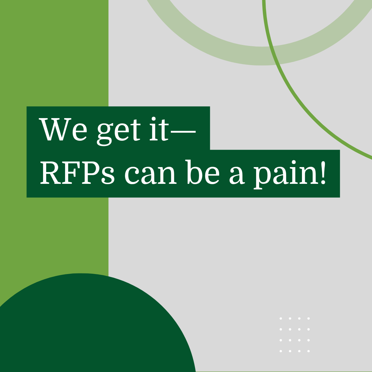 Why Do So Many Companies Avoid RFPs?
