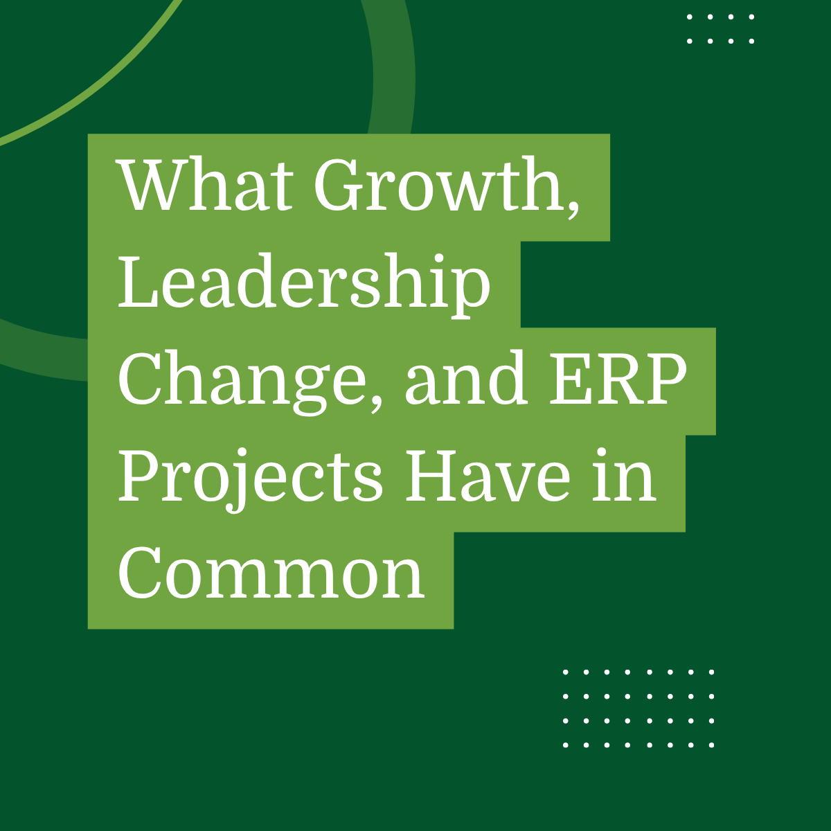 Why Procurement Often Becomes a Priority During Times of Change