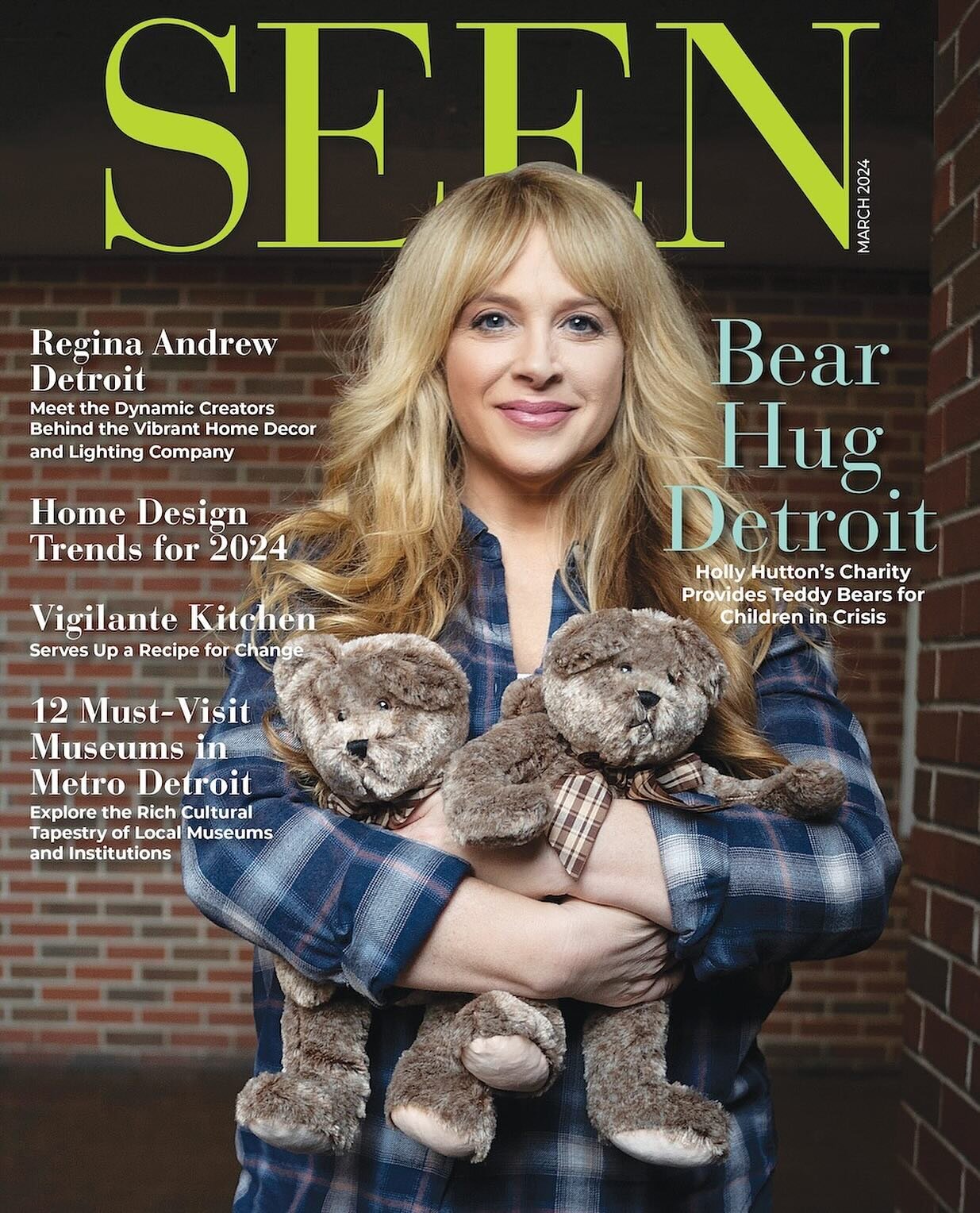 Repost from @seenmagazine
&bull;
MARCH 🧸💛 What&rsquo;s inside this month&rsquo;s issue ⤵️⁠
⁠
🧸 Embrace a feel-good story about a heartwarming organization, @bearhugdetroit, founded by 2024 SEEN Community Changemaker and local radio personality Hol