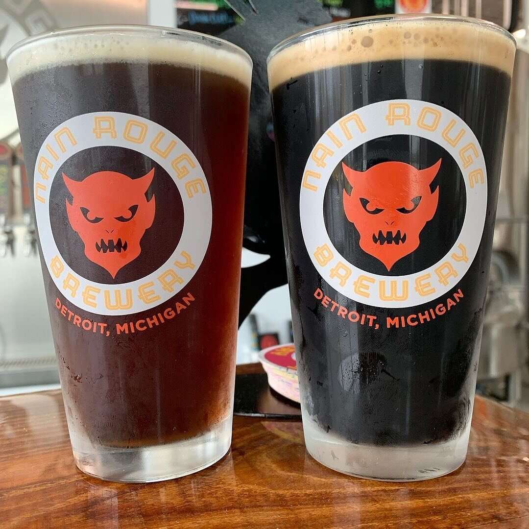 Repost from @nainrougebrewery
&bull;
Introducing Red-Eyed Nain Irish Red Ale &amp; Nain Lugh Irish Stout! Both beers are debuting today @ the brewery &amp; @vigilantekitchen. Come on over to Midtown Detroit to savor the newest flavors.

#brewedintheD