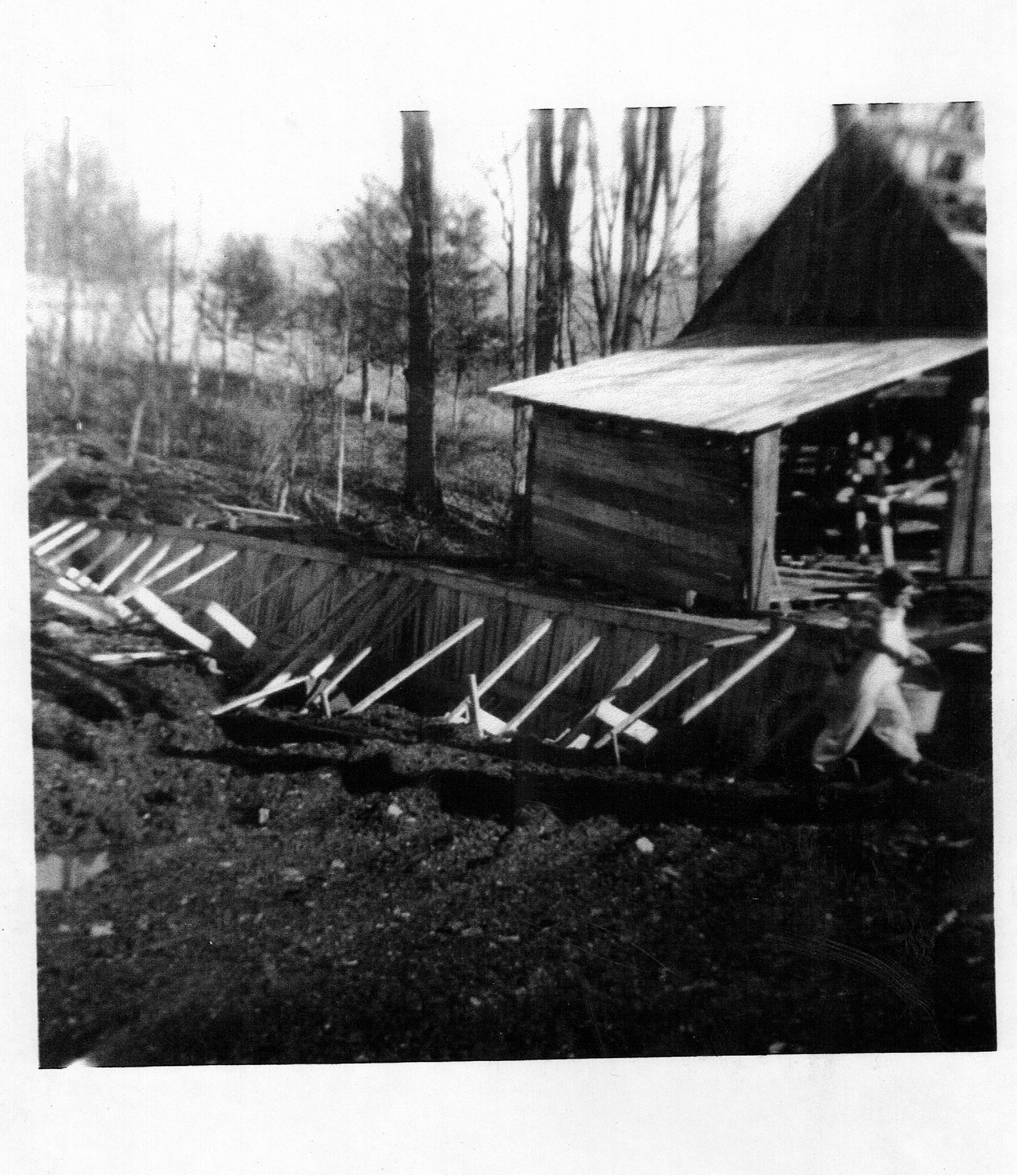 Historic photograph of the sawmill.