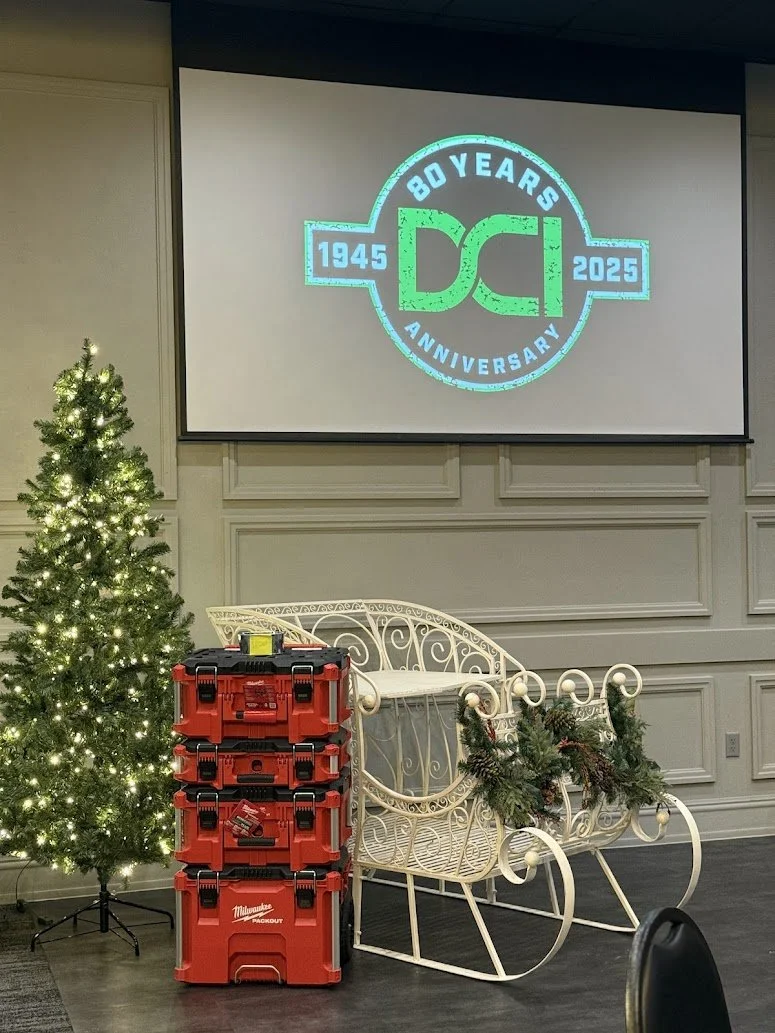 holiday decor at christmas party in green bay