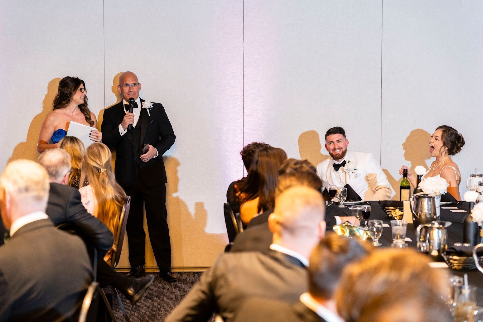 Wedding speeches at Stadium View Event Halls in Green Bay, WI 