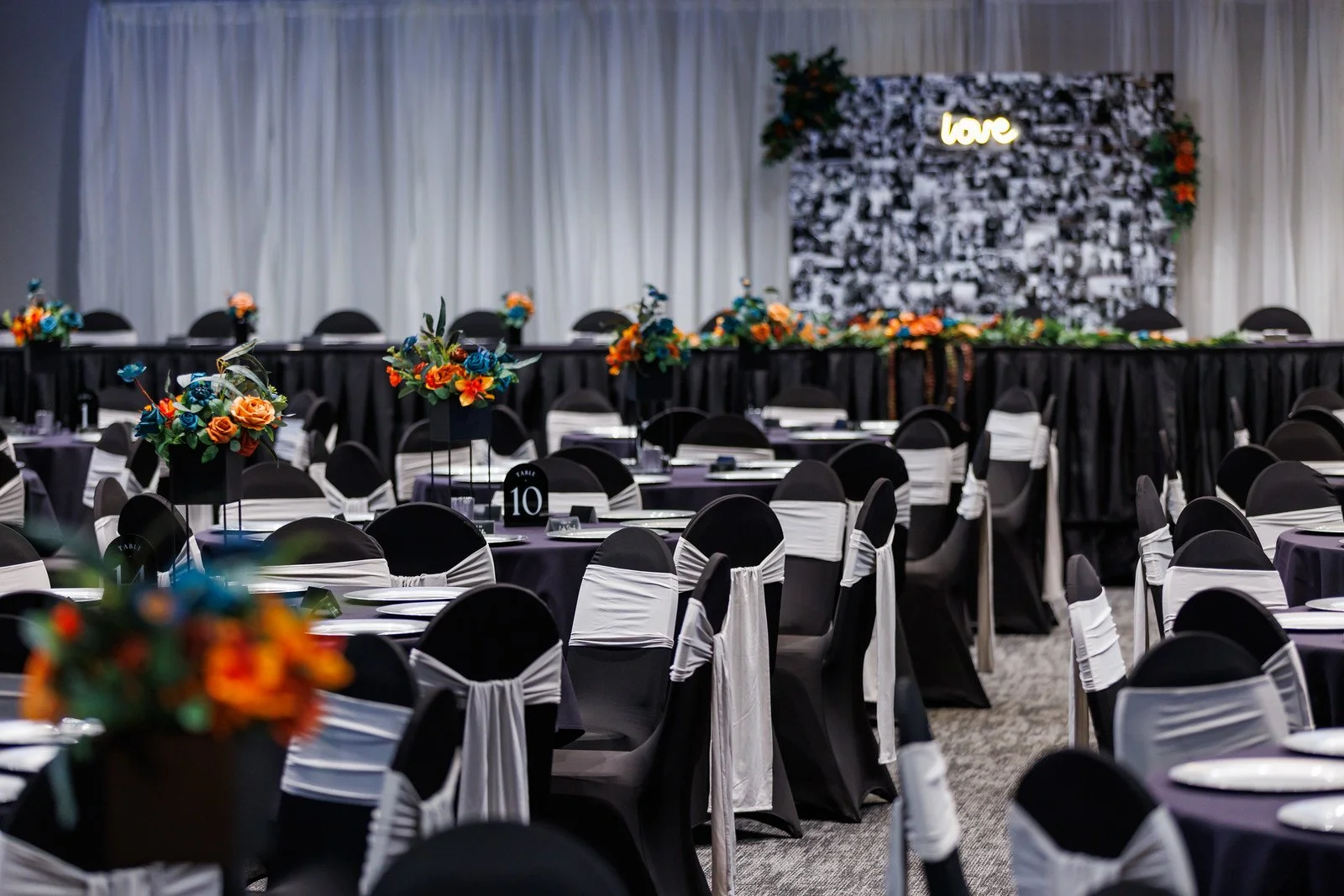 Legends hall wedding reception at Stadium View Event Halls in Green Bay, WI 