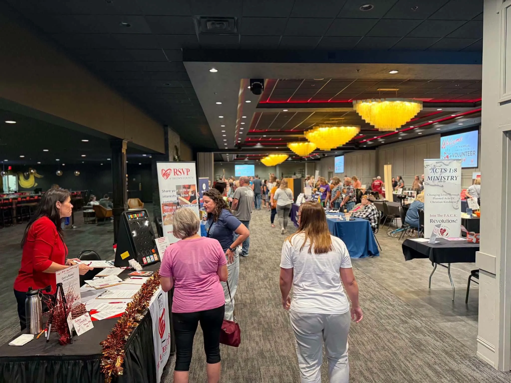 brown county volunteer expo at stadium view 