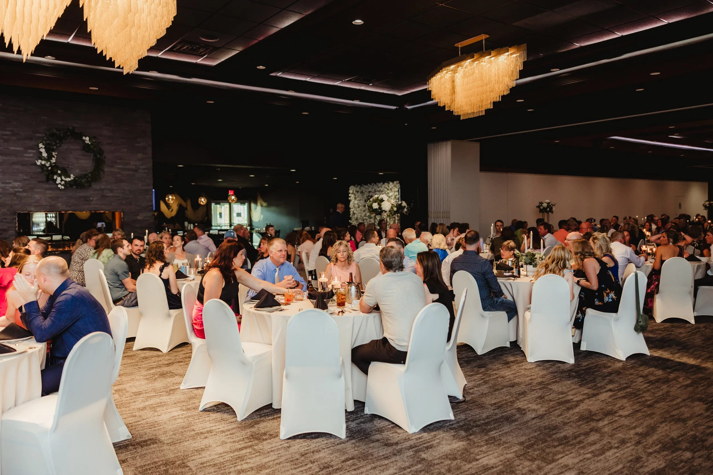 Wedding reception at Stadium View Event Halls in Green Bay, WI 