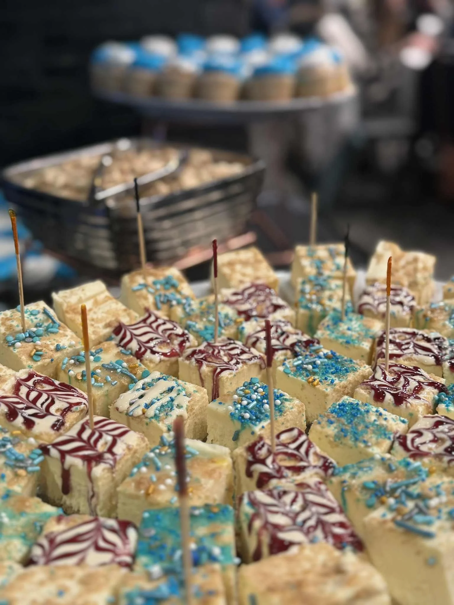 In-house catered graduation dinner reception at Stadium View Event Halls near Lambeau Field.