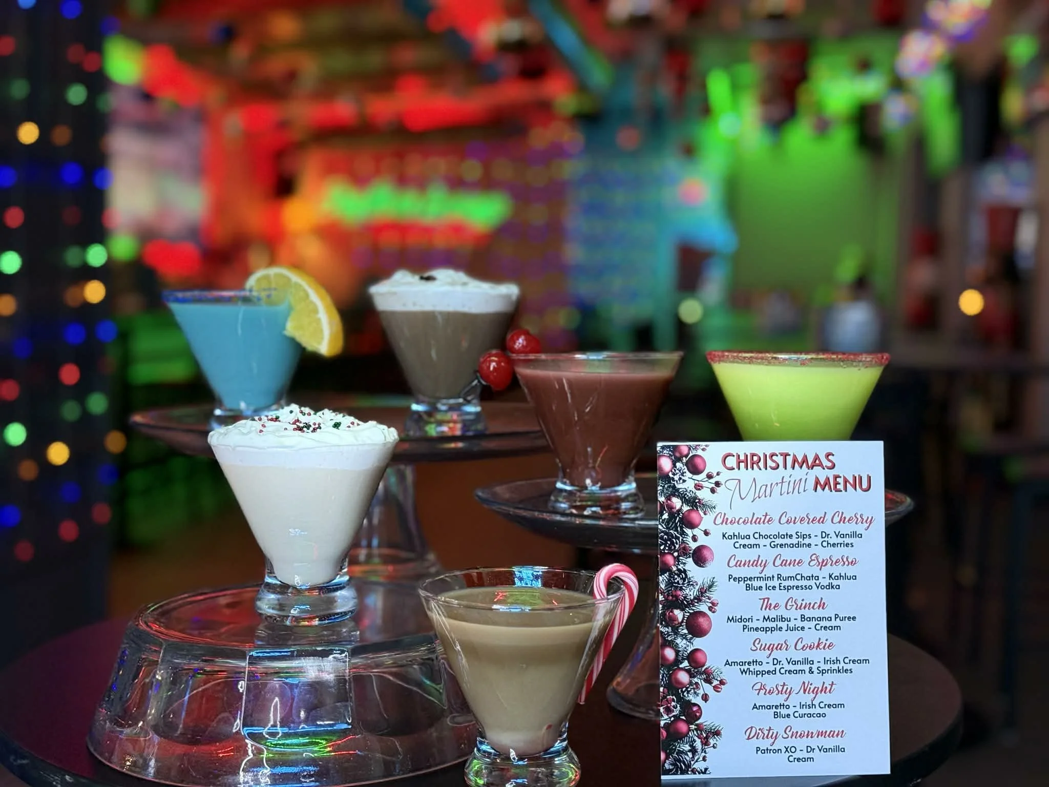 christmas drinks and martinis green bay