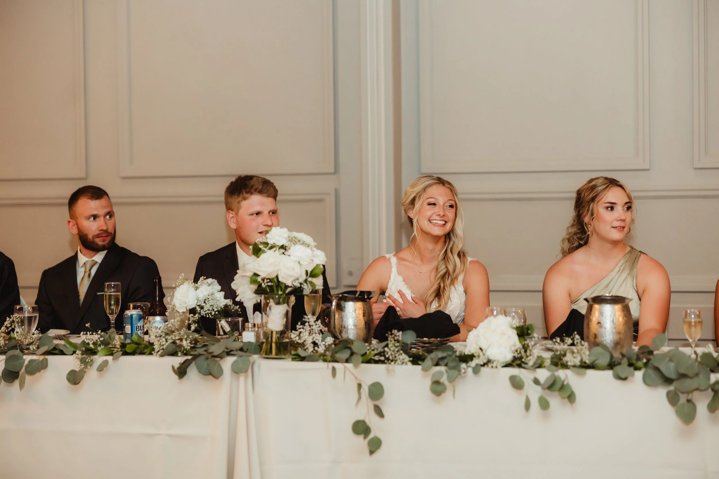 Wedding party  at Stadium View Event Halls in Green Bay, WI 