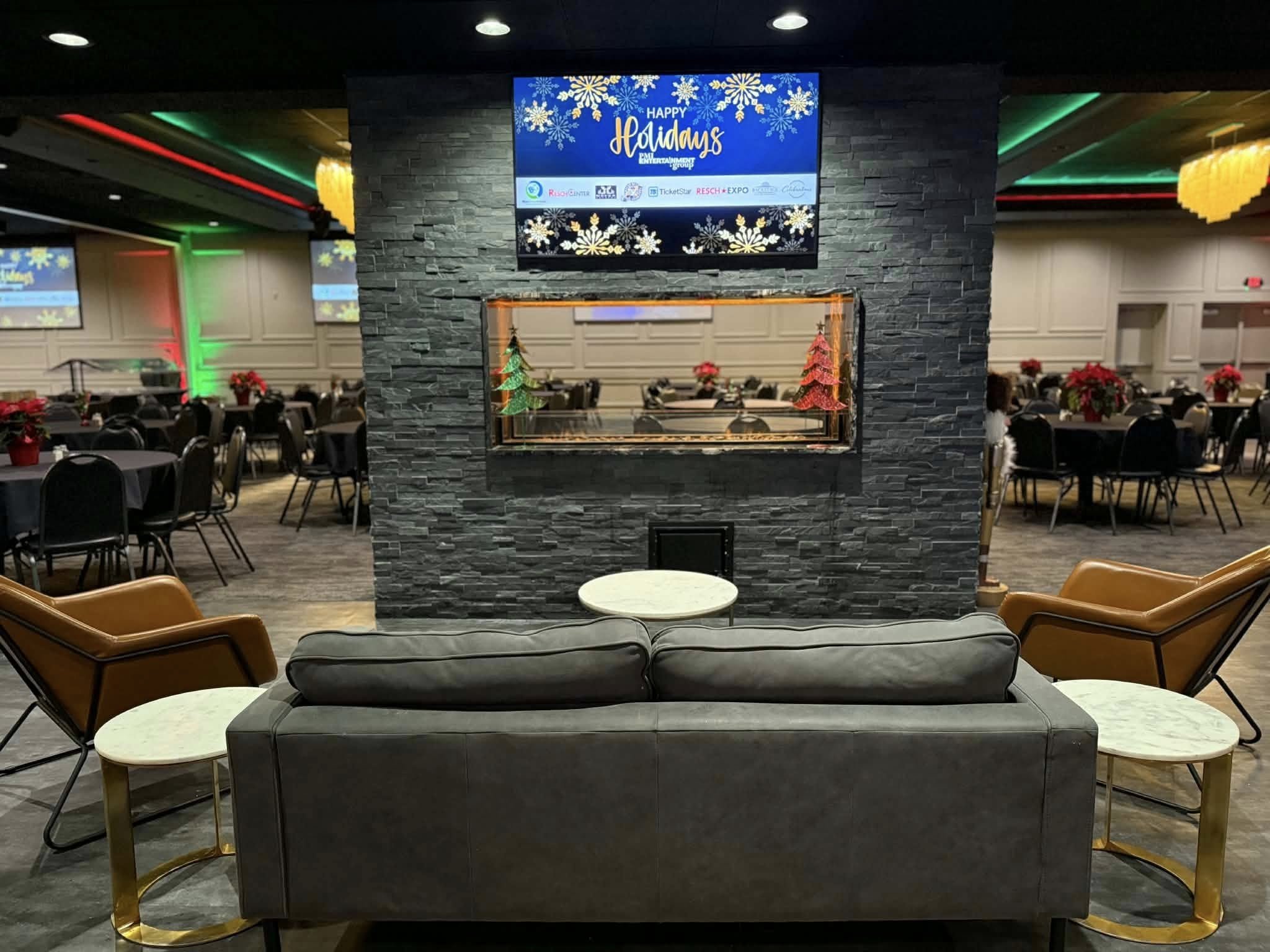 lounge seating at event venue in green bay