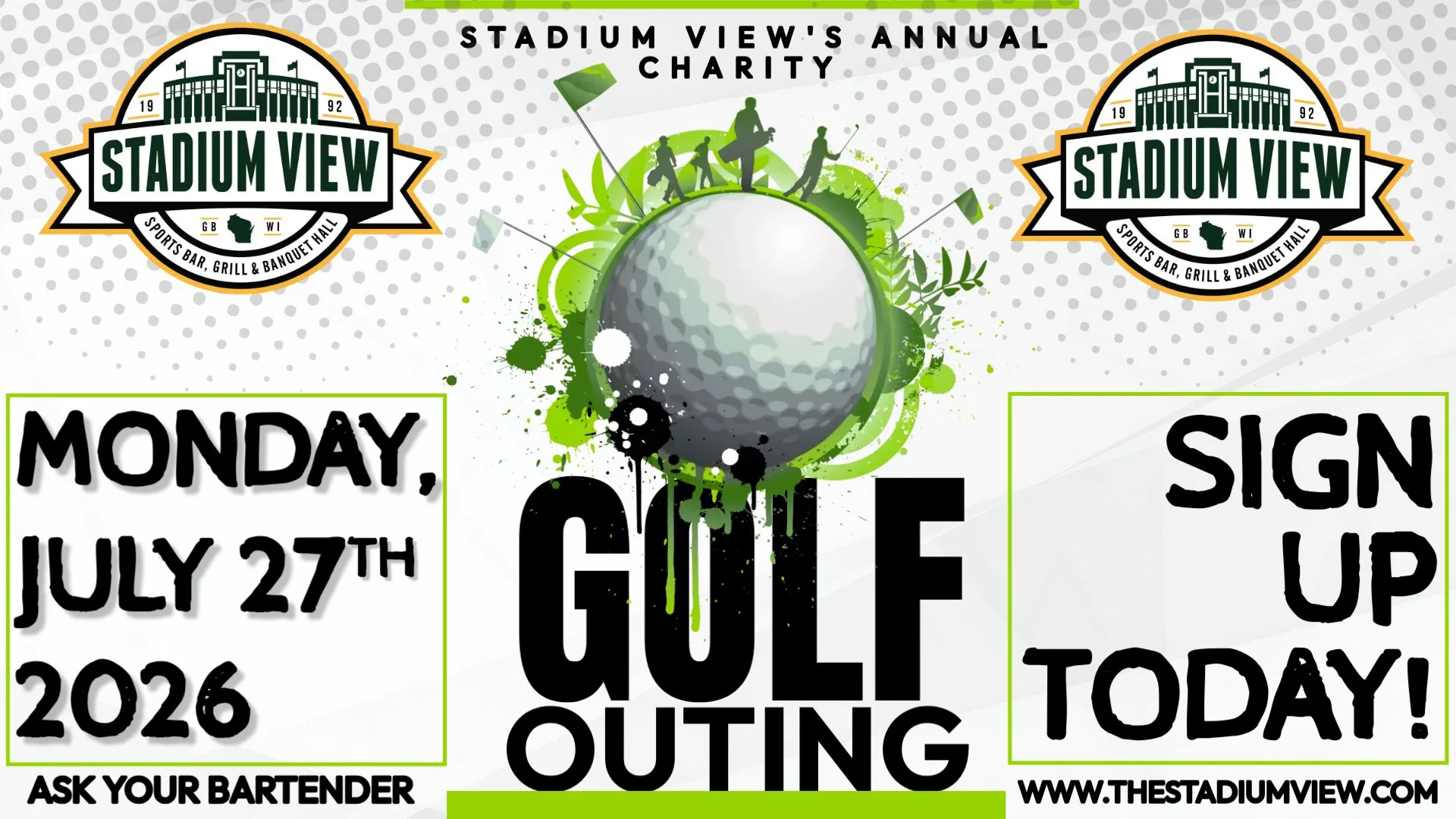 stadium view charity golf outing monday july 27th 2026