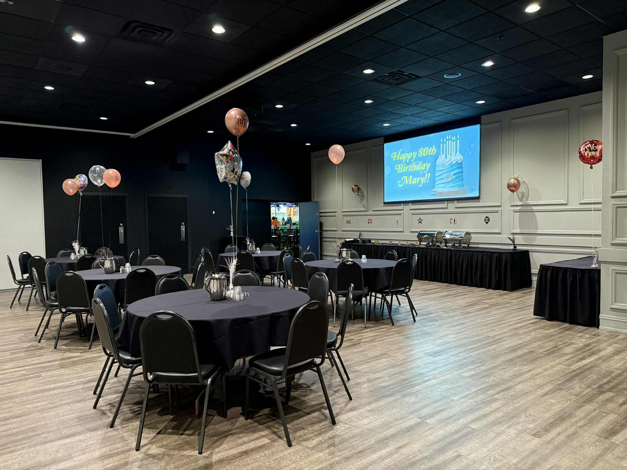 Birthday party venue in Green Bay located next to Lambeau Field at Stadium View Event Halls.