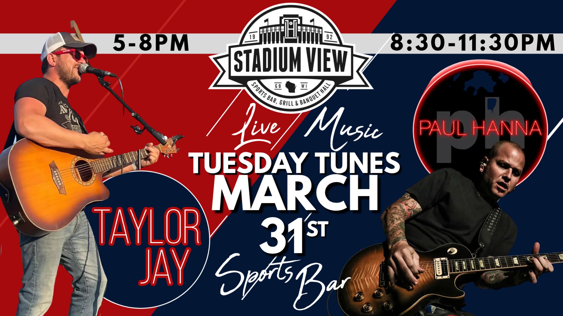 live music green bay march 31st