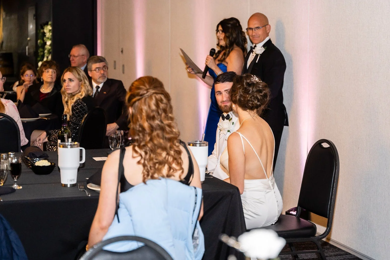 Wedding speeches at Stadium View Event Halls in Green Bay, WI 