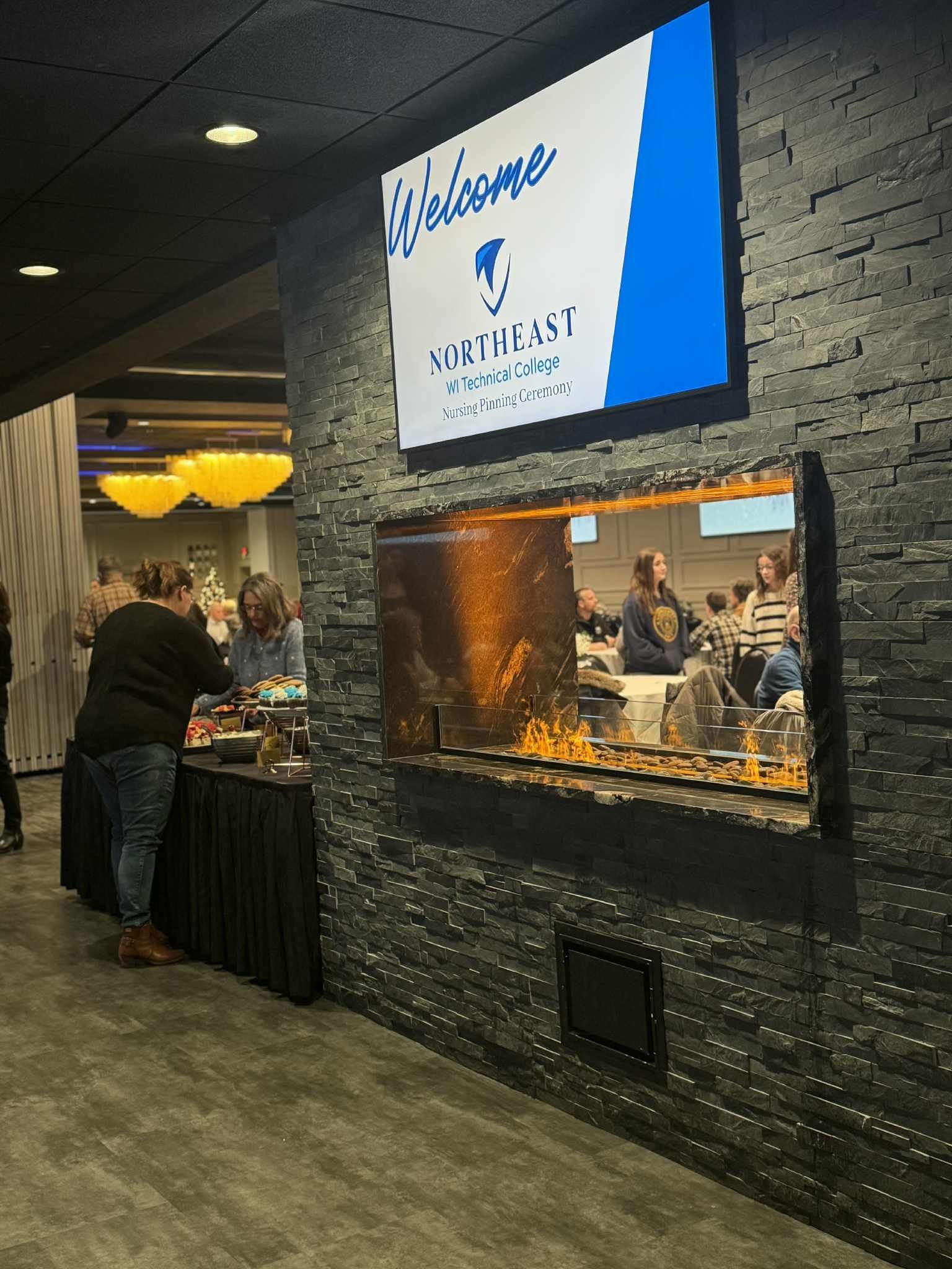 Spacious banquet hall for graduation celebrations in Green Bay at Stadium View Event Halls.