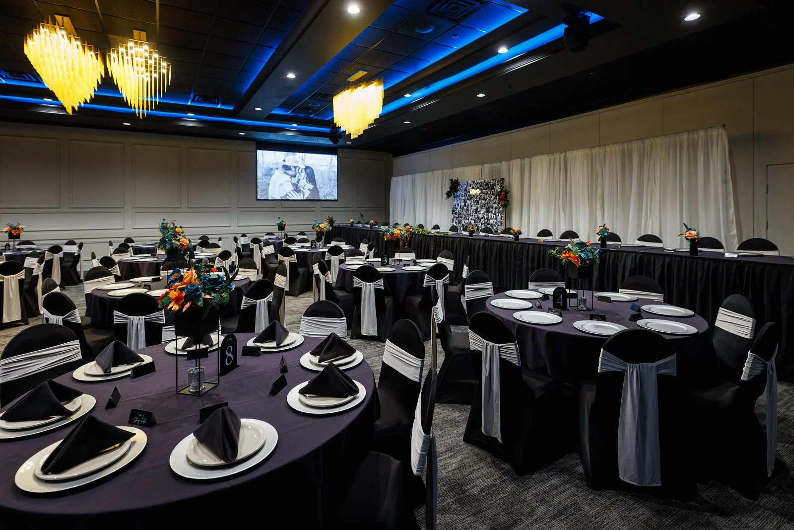 Wedding  reception at Stadium View Event Halls in Green Bay, WI 