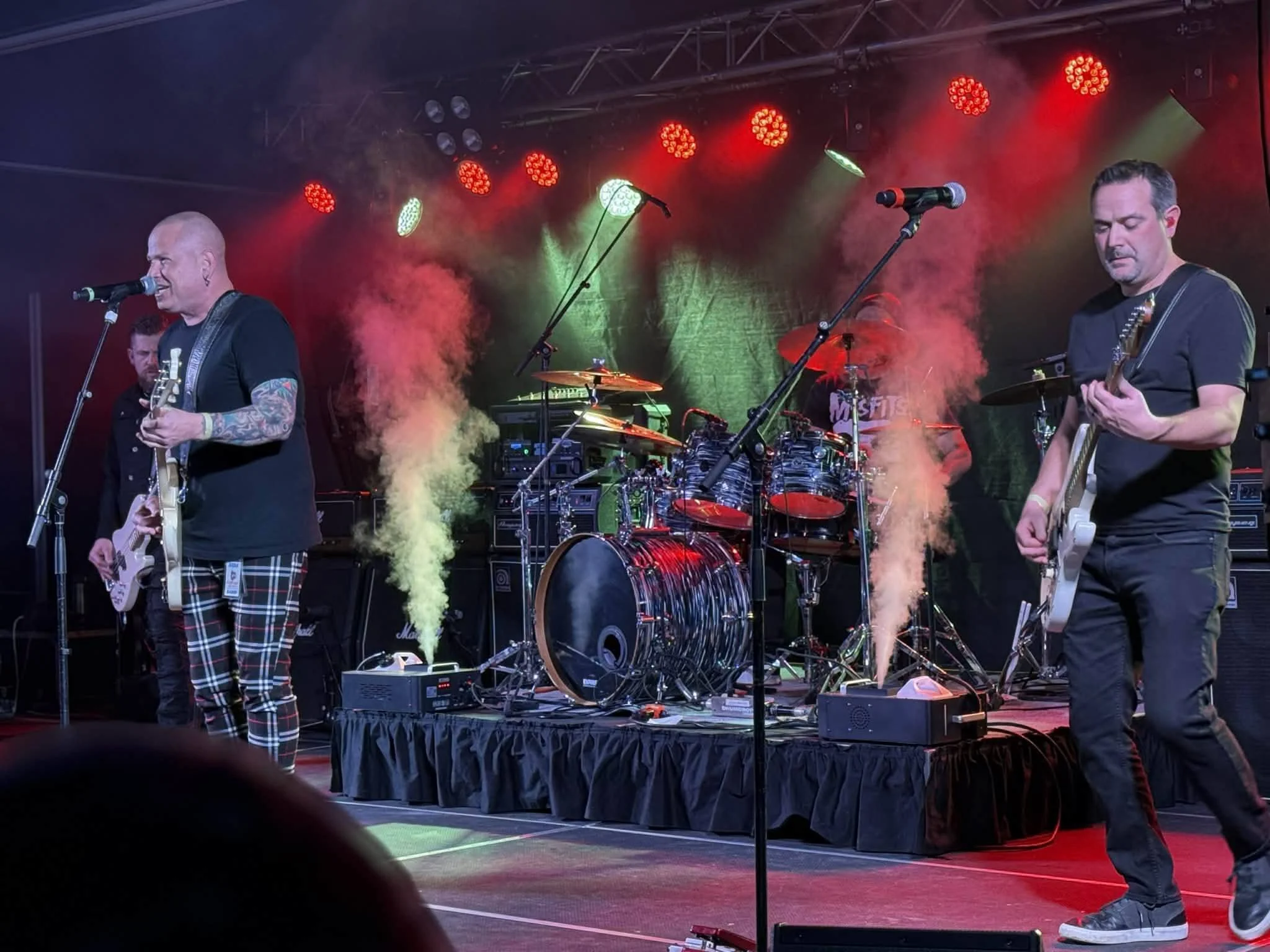 Musicians delivering a high-energy concert in a premier Green Bay event venue