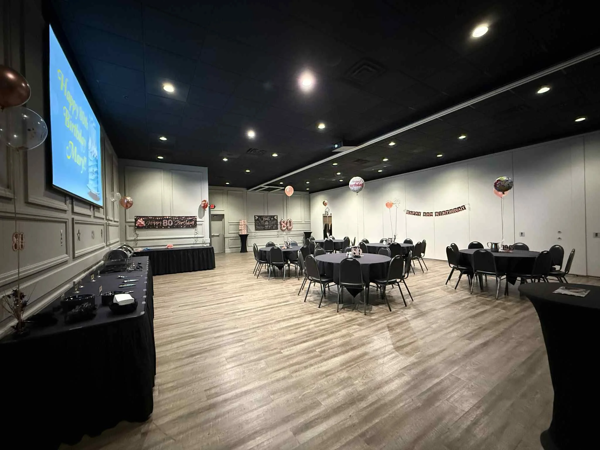 Flexible event hall in Green Bay ideal for birthday parties of all sizes.