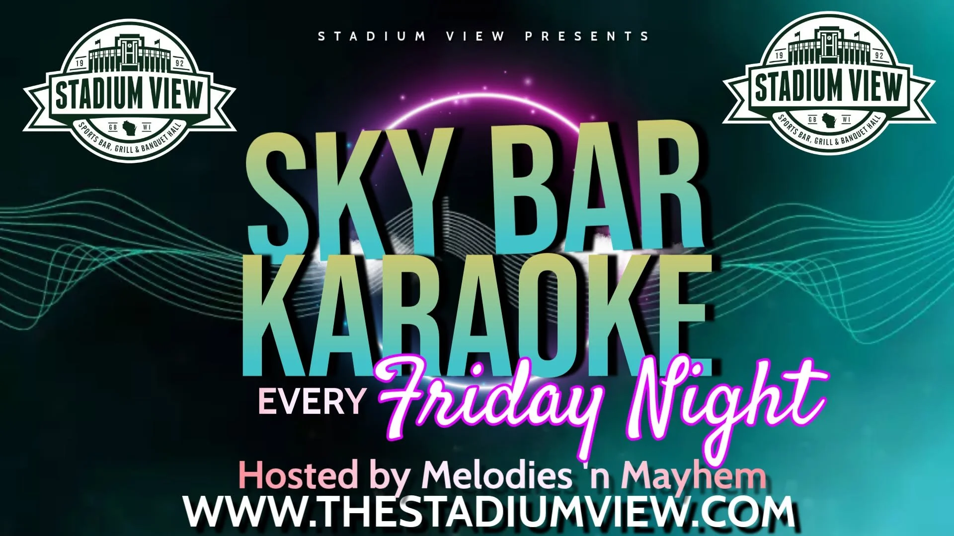 karaoke in green bay wi at stadium view bar every friday night