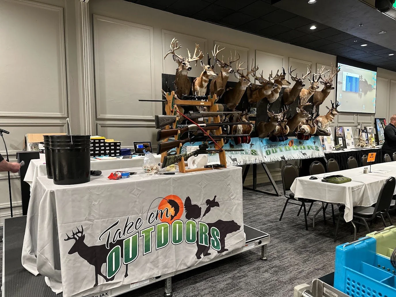 Plated dinner banquet service inside Stadium View Event Halls, offering a comfortable and polished dining experience in Green Bay.