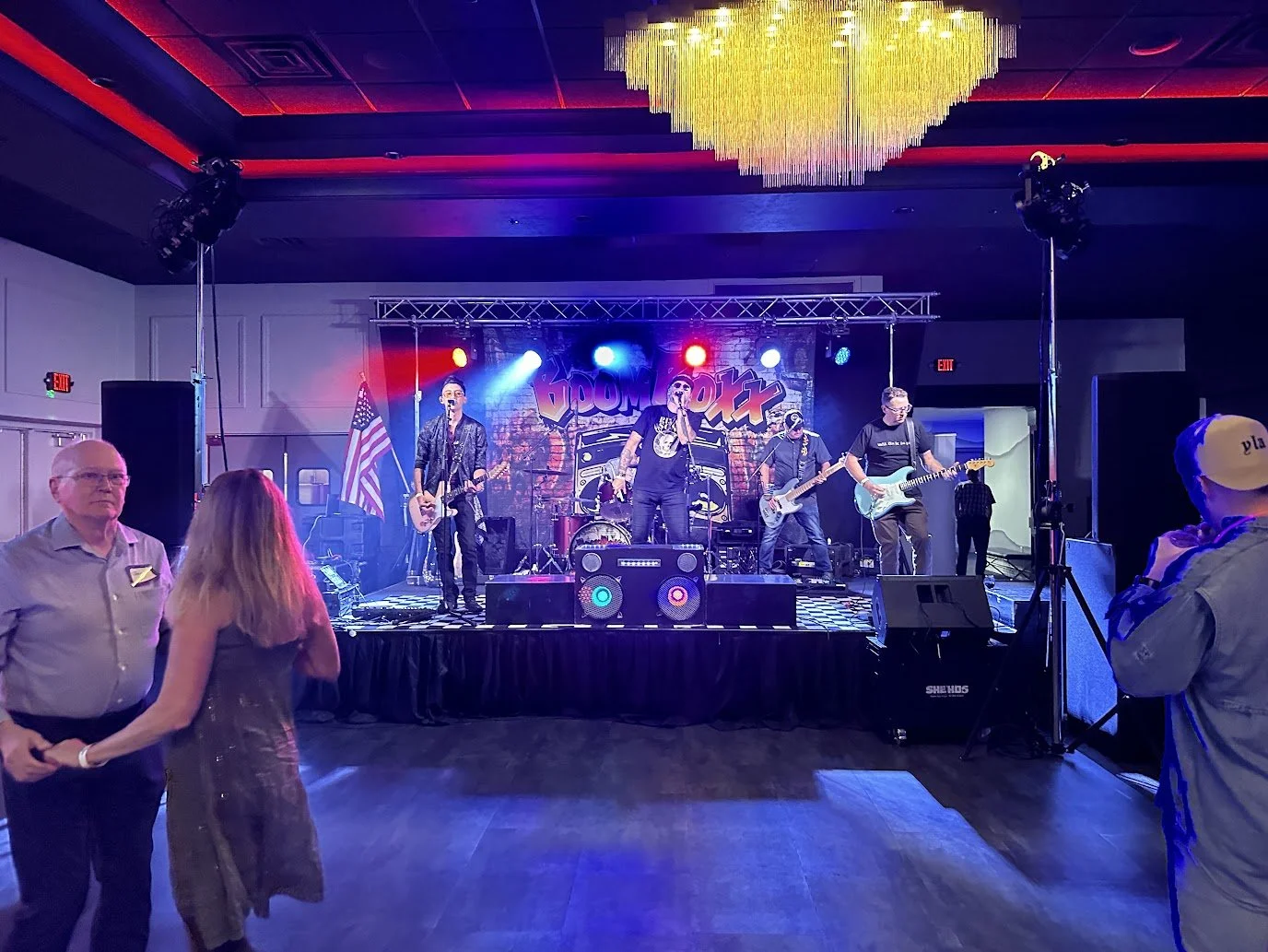 Concertgoers soaking in the energy of live music in the Green Bay stadium district