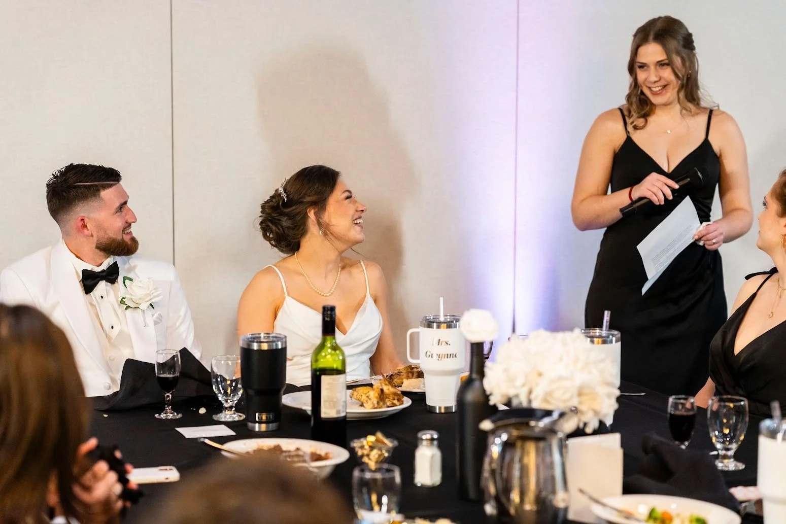 Wedding speeches at Stadium View Event Halls in Green Bay, WI 