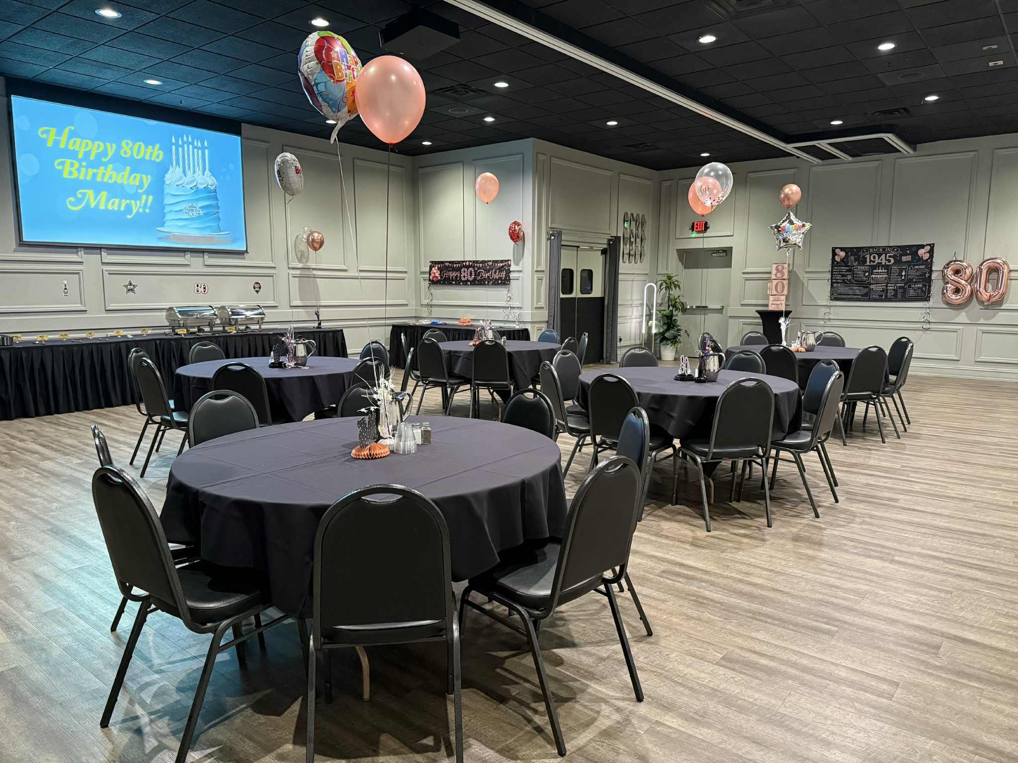 Popular Green Bay banquet hall for hosting birthday parties and private celebrations.