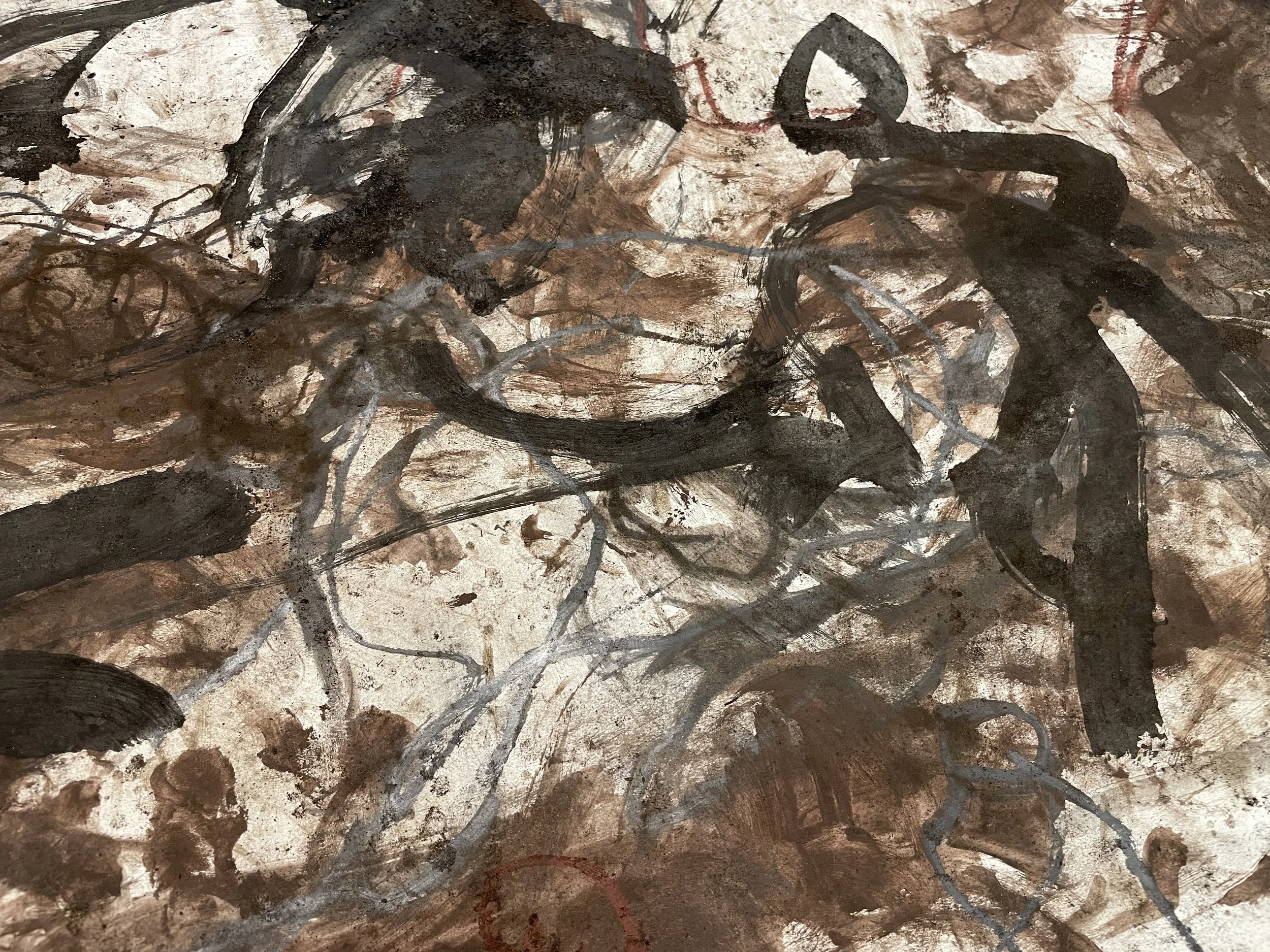 detail of Emerging in the Rain 