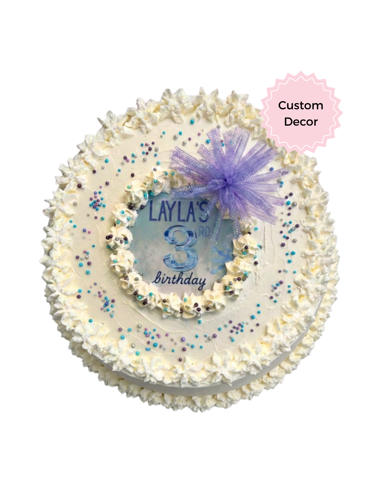 Custom Ice Cream Cake