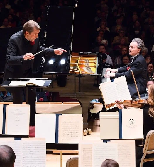 Evgeny Kissin performed concertos by Mozart and Scriabin with conductor Andrey Boreyko and the BSO Thursday night. Photo: Hilary Scott