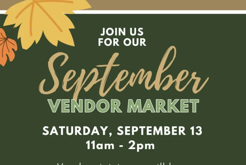 SEPTEMBER VENDOR MARKET