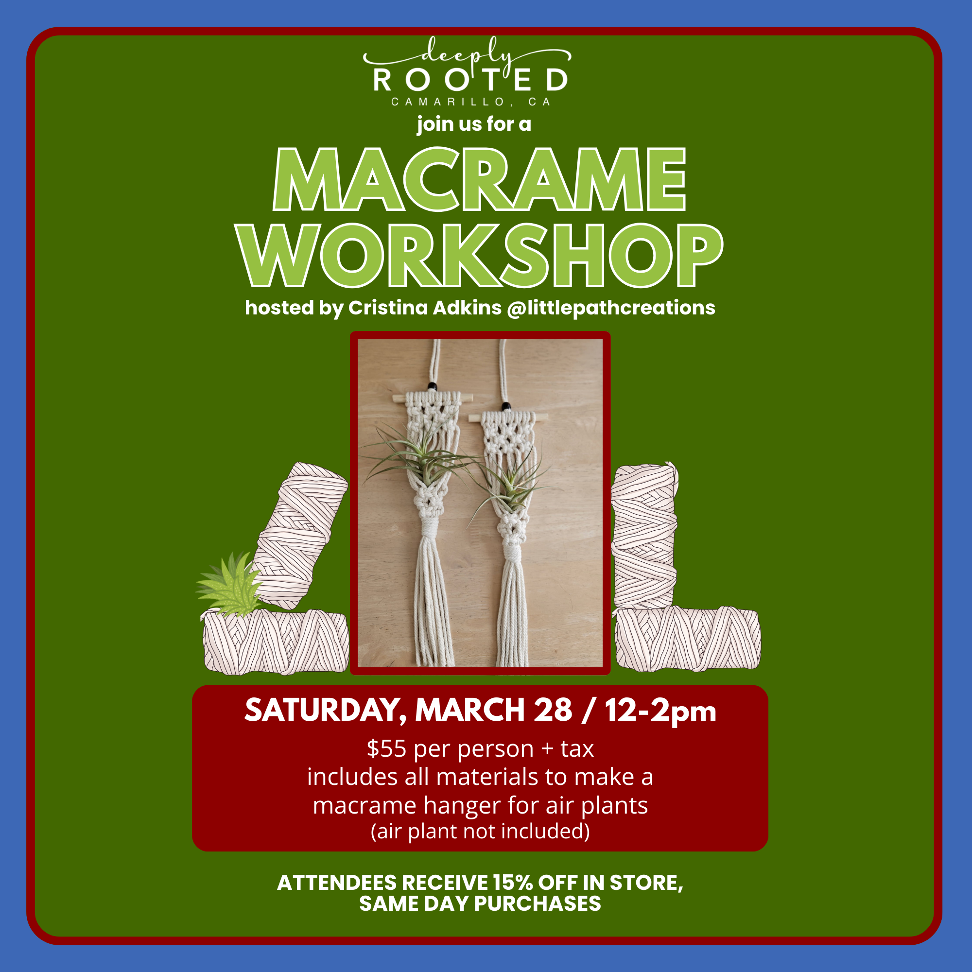 MACRAME WORKSHOP 