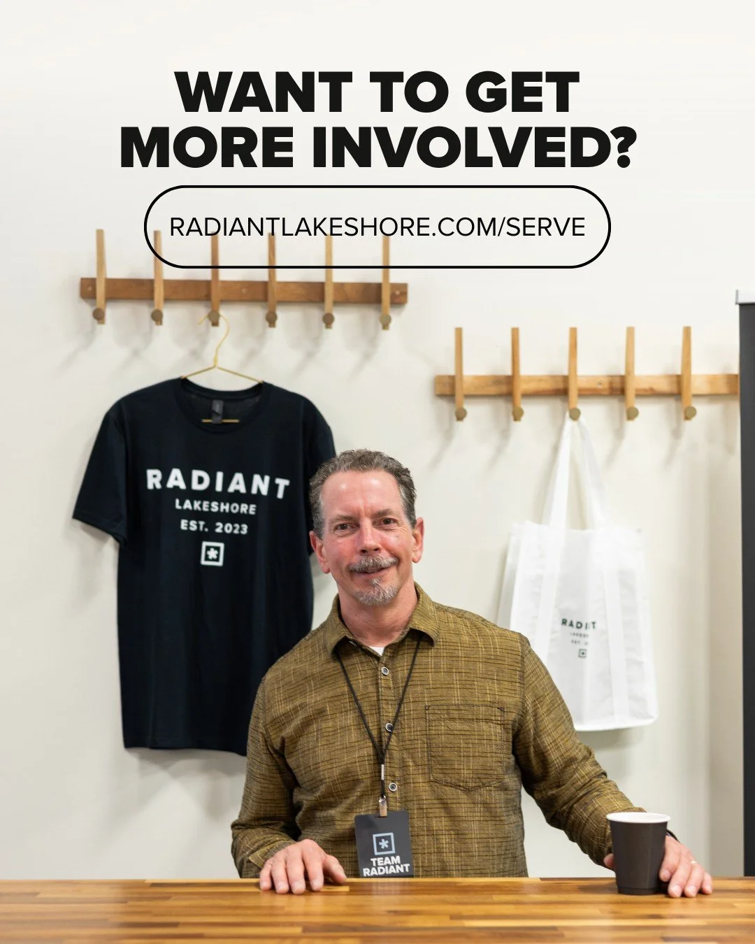 Are you interested in getting more involved at Radiant? Visit www.radiantlakeshore.com/serve to learn more and get started.