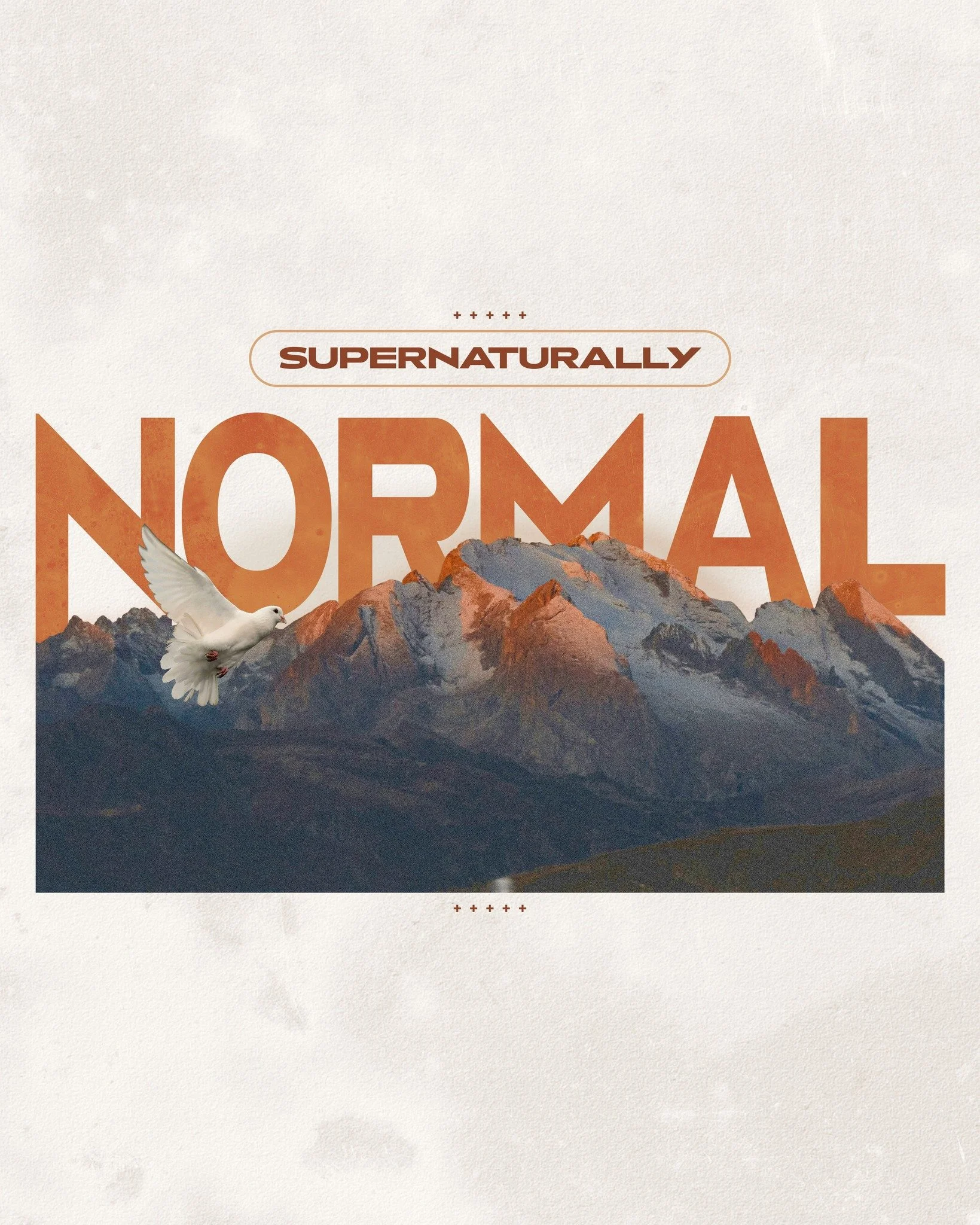 &quot;Very truly I tell you, whoever believes in me will do the works I have been doing, and they will do even greater things than these, because I am going to the Father.&quot; John 14:12 

&quot;Supernaturally Normal&quot; is going to be a powerful