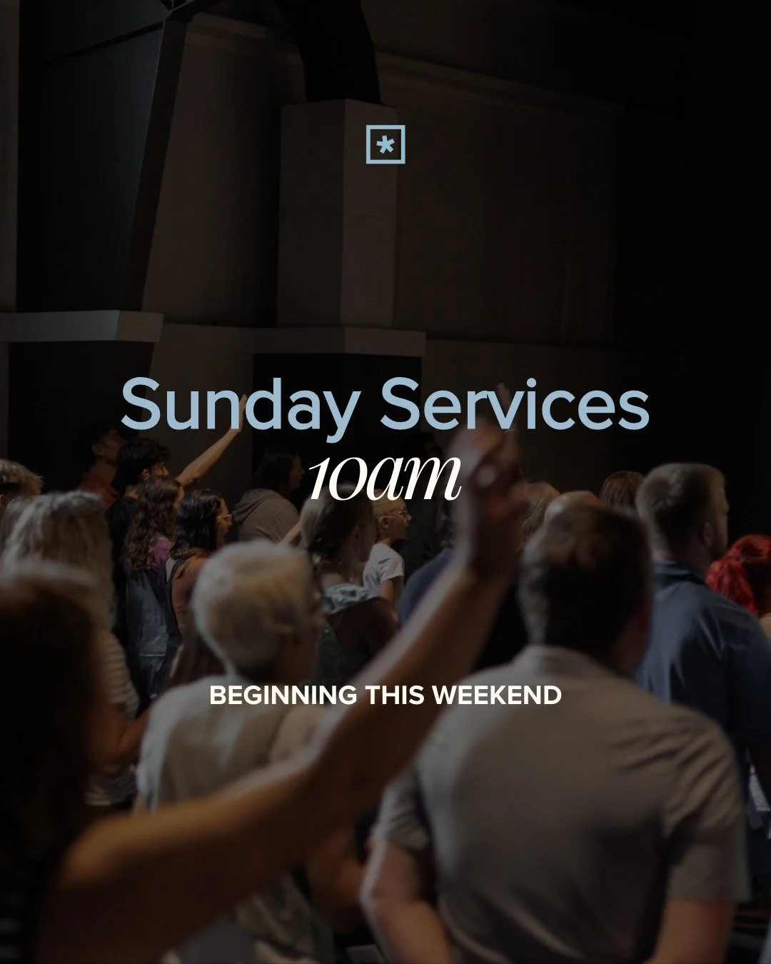Mark your calendars and set your alarms- we switch to 10am Sunday services beginning this weekend! 🗓