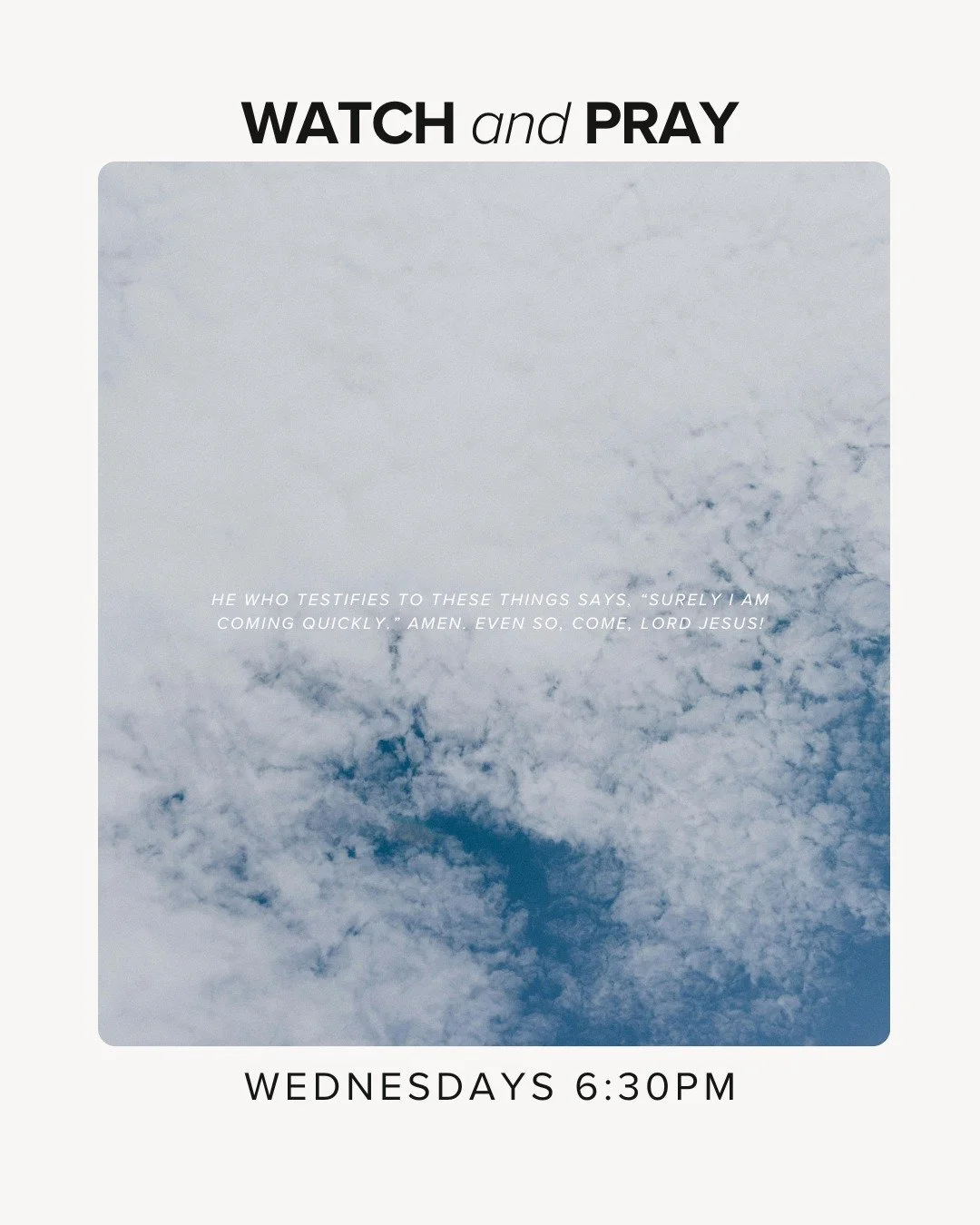 Join us for prayer tonight at 6:30pm 🙏