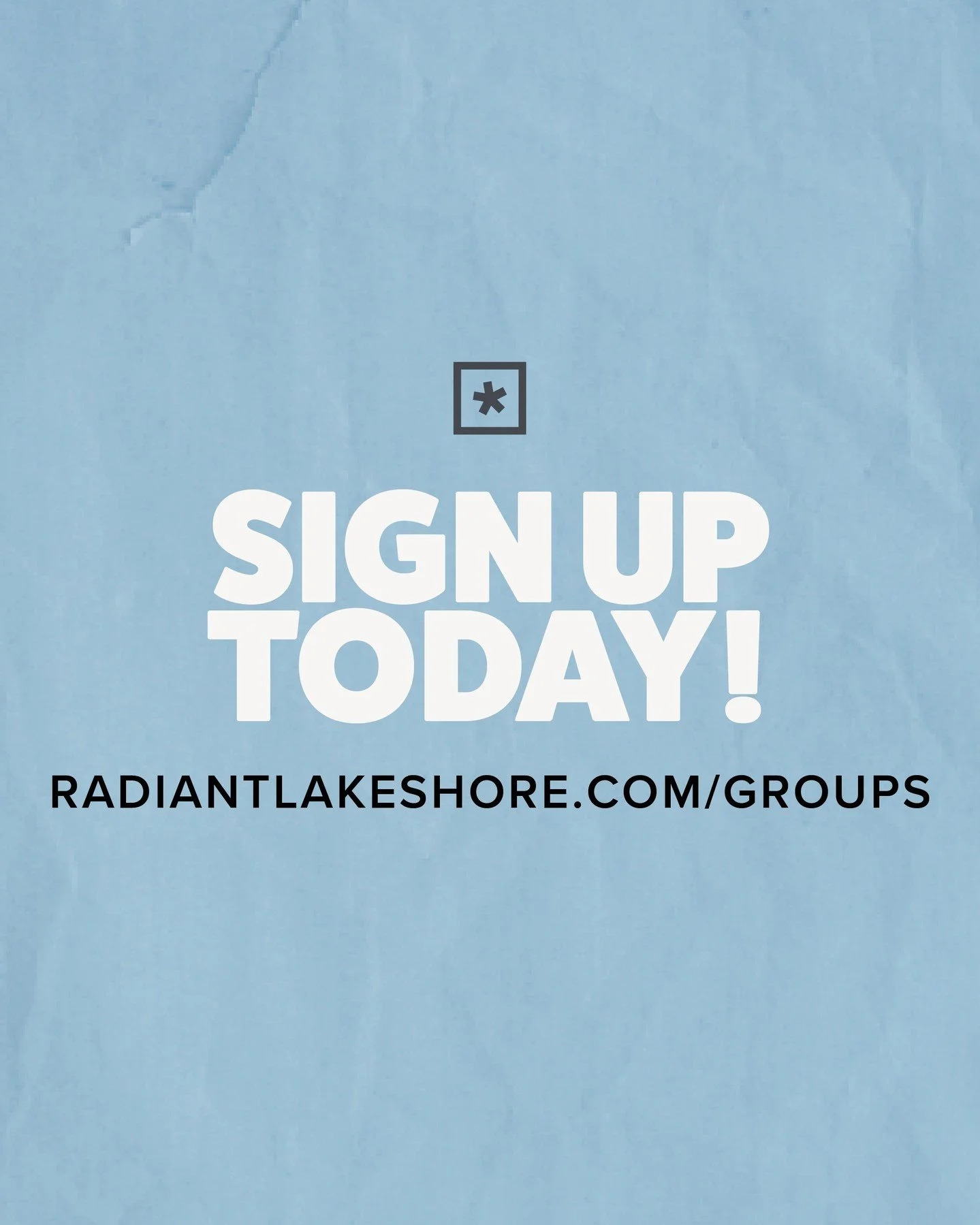 Groups launching after April 12th! Sign up ➡️ www.radiantlakeshore.com/groups