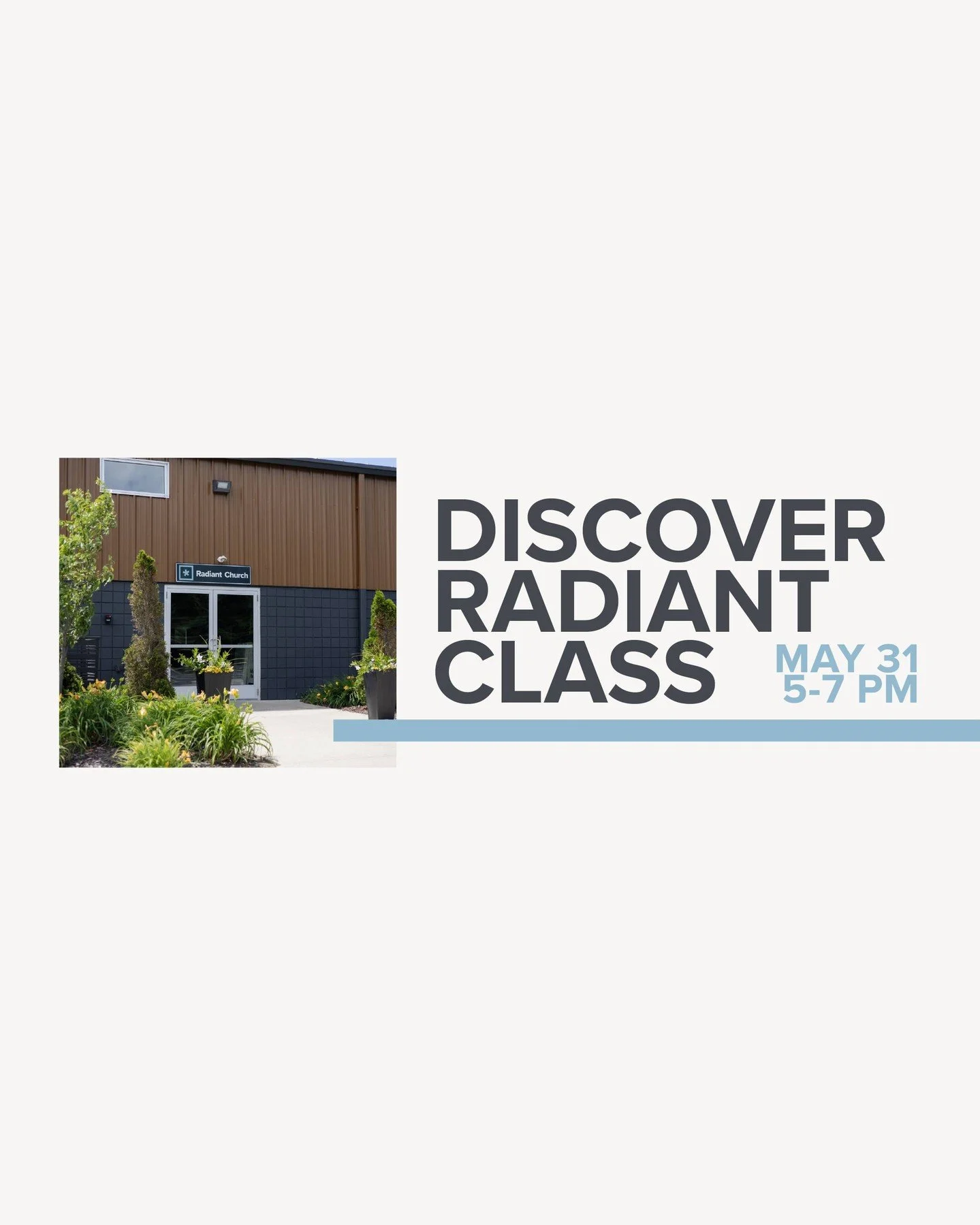 The Discover Radiant Class is designed to help you partner with the vision, purpose, and heartbeat of Radiant Church. Partnership at Radiant is all about uniting together, serving faithfully, and giving sacrificially. In this class, you&rsquo;ll get 