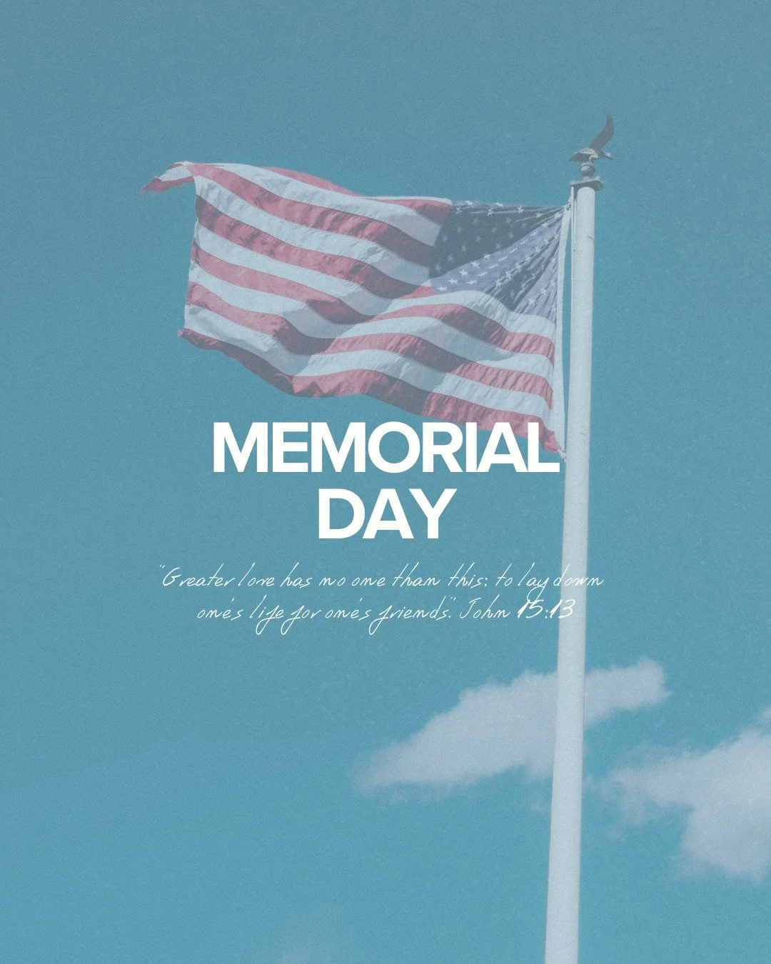 Today we remember and honor those who have given their lives for the freedom of this country. 

"Greater love has no one than this: to lay down one's life for one's friends." John 15:13

God bless America 🇺🇸