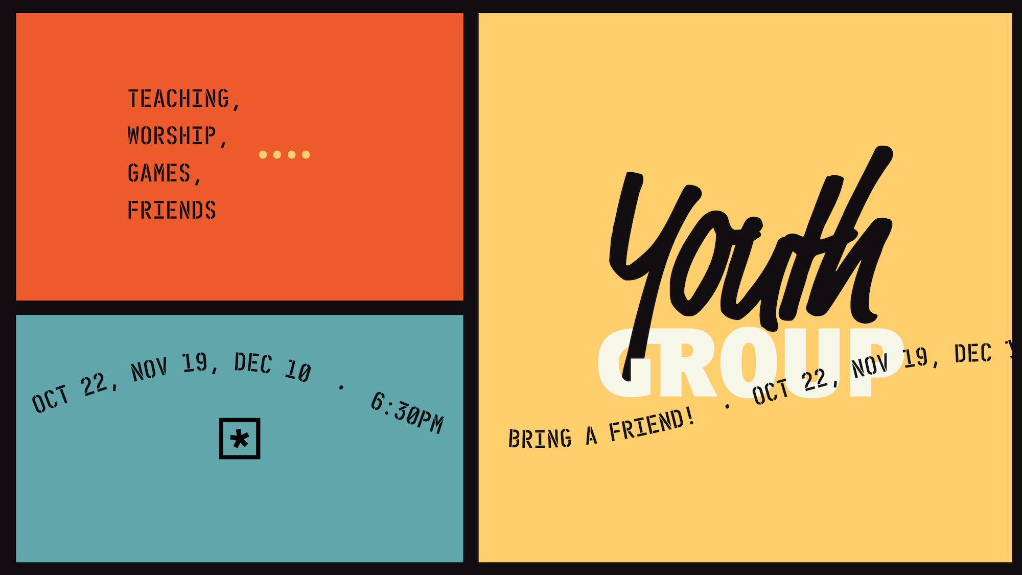 radiant lakeshore youth group promo slide