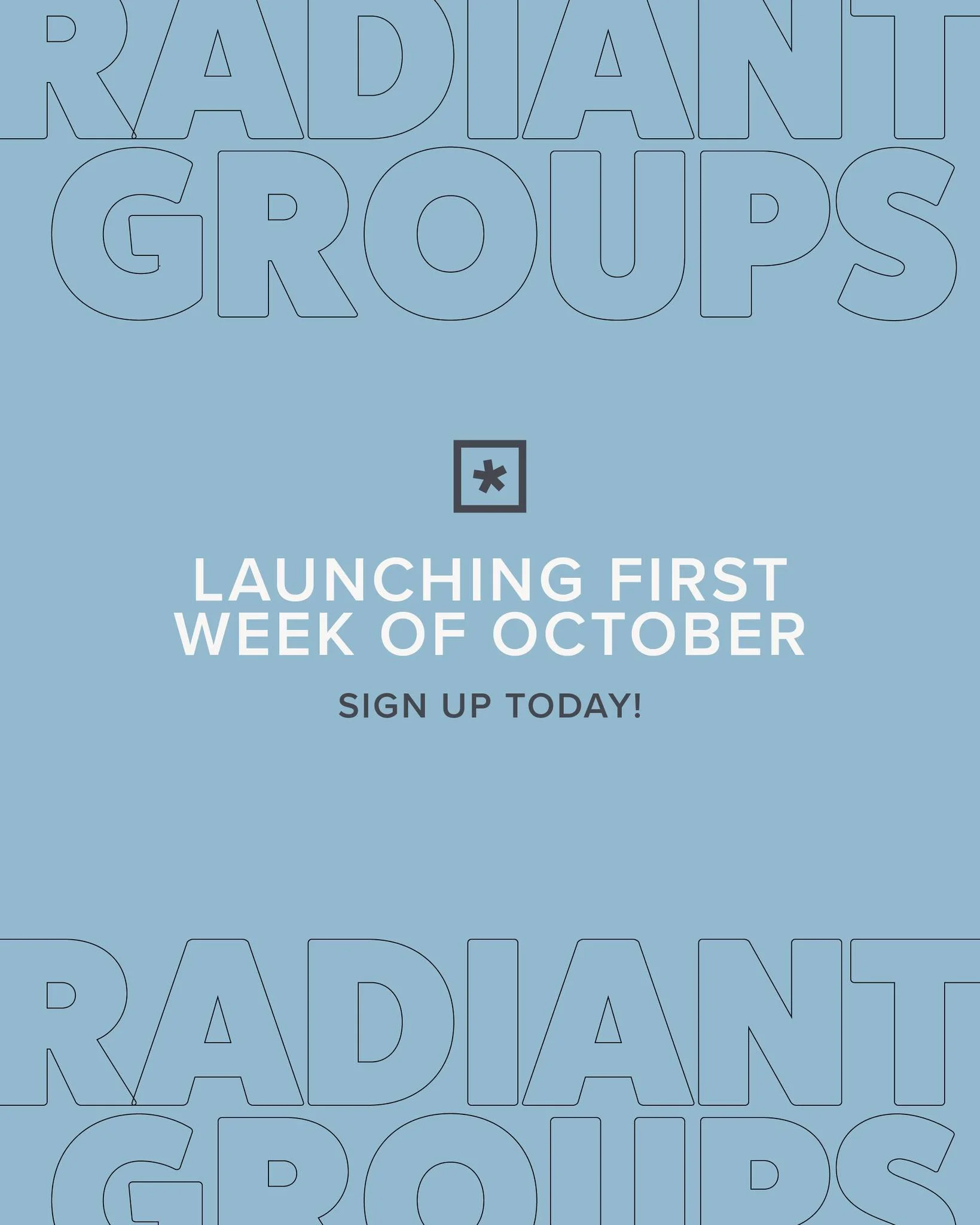 We have groups for you! 

Learn more and sign up at www.radiantlakeshore.com/groups