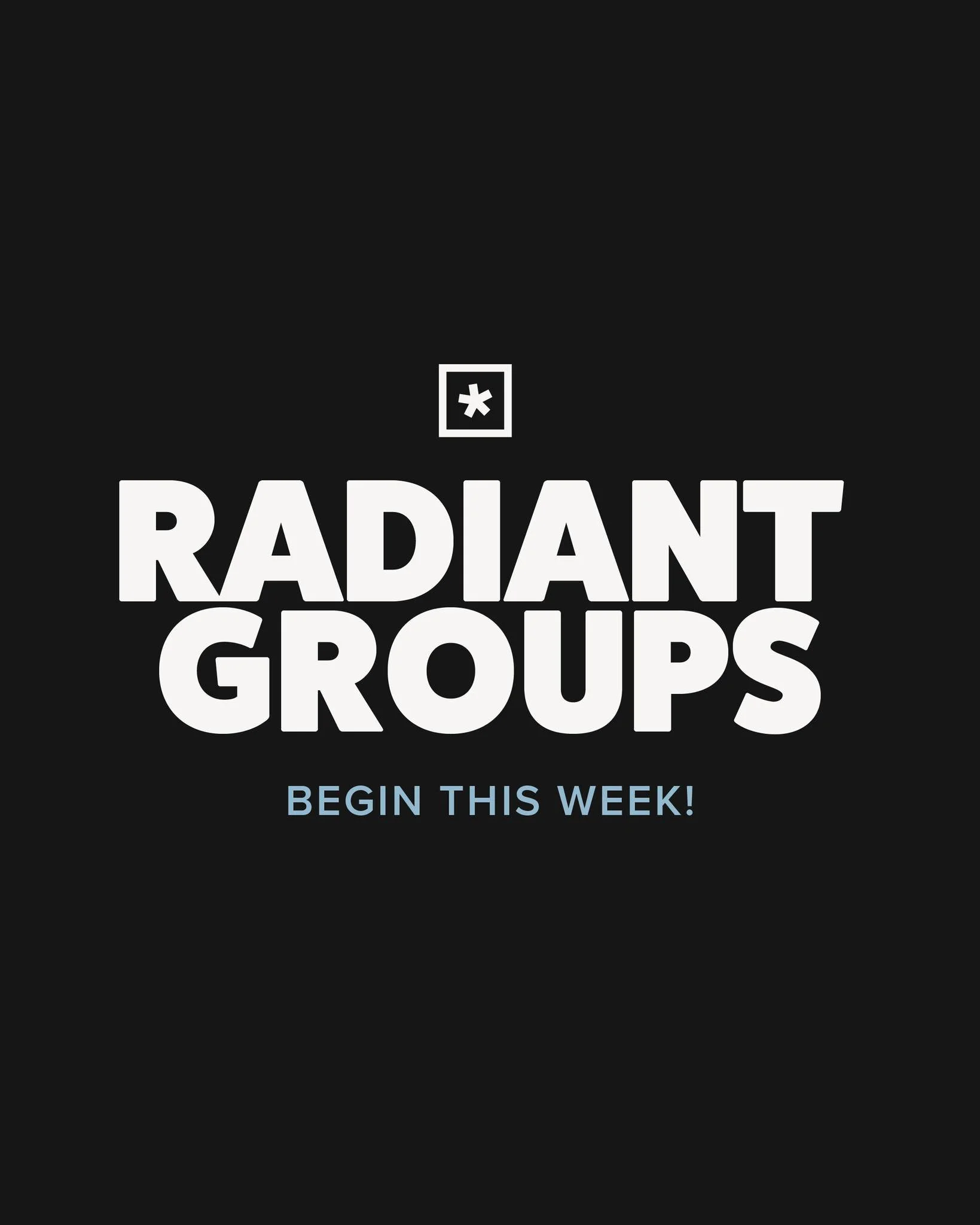 Small groups begin this week! 

Choose yours today and get ready for some great fellowship together! 📖