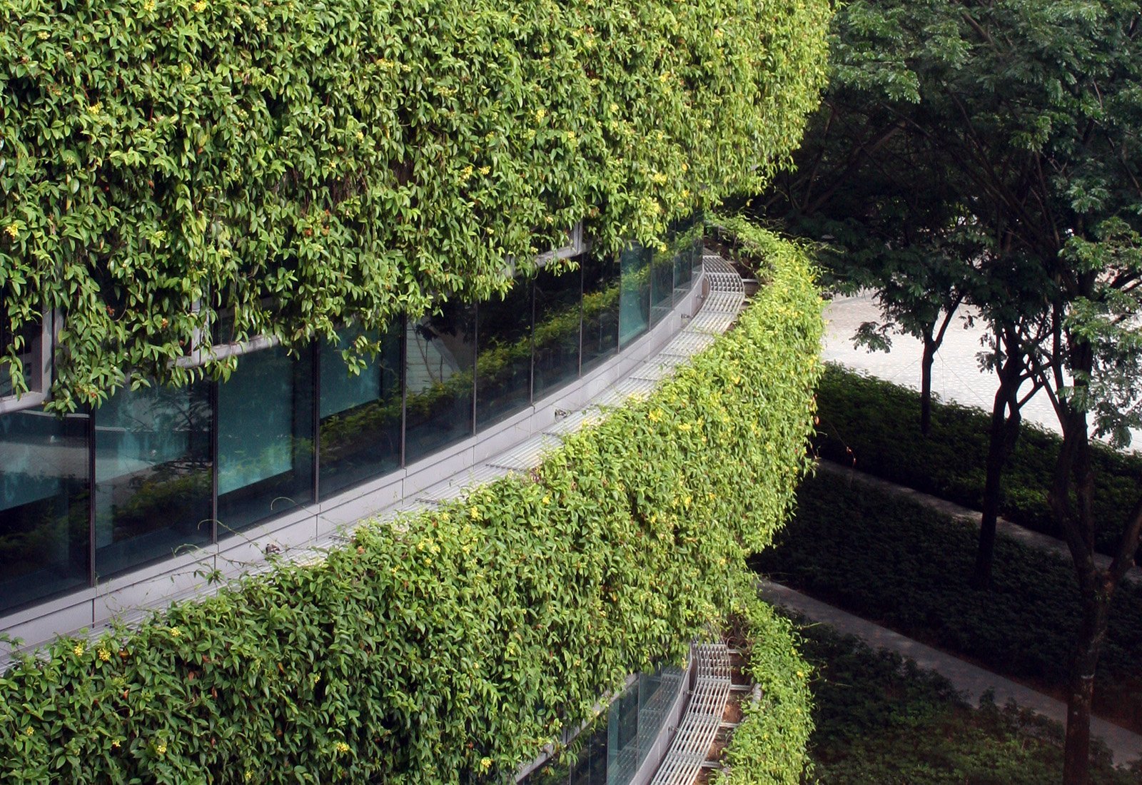 BIOPHILIC DESIGN in Bras Basah Park arts and heritage district.
Singapore Management University. Architect with Edward Cullinan Architects.